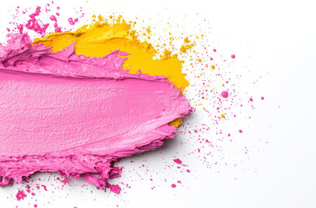 Colorful paint splatter abstract backgroundの素材