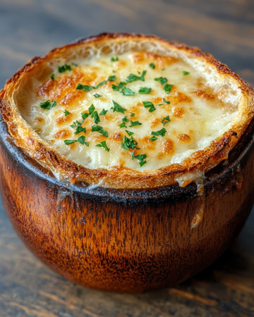 Delicious cheesy bread bowlの素材