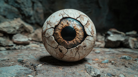 Cracked eye of a mythical creatureの素材