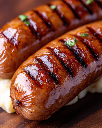 Delicious baked ham with glazeの素材