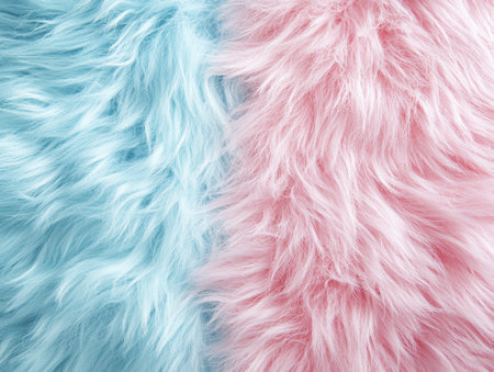 Soft and fluffy pastel fur texture backgroundの素材