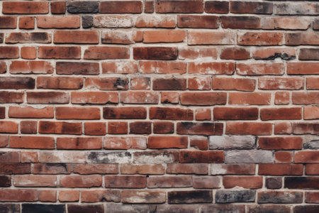 Vintage brick wall texture backgroundの素材