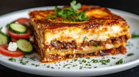 Delicious Homemade Lasagna Dishの素材