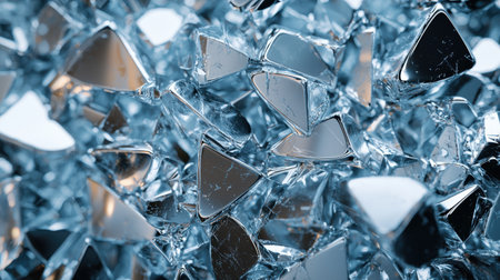 Shattered glass abstract backgroundの素材