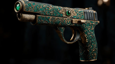 Ornate and Intricate Firearm Designの素材