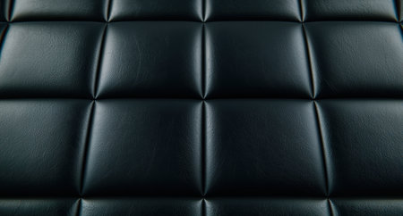 black leather upholstery texture backgroundの素材