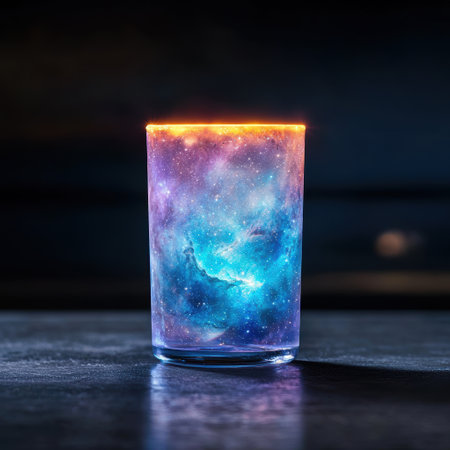 Glowing cosmic glassの素材