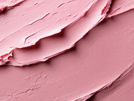 close-up of pink makeup textureの素材