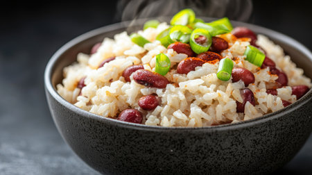 Flavorful rice and bean dishの素材