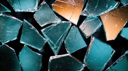 Shattered glass abstract backgroundの素材