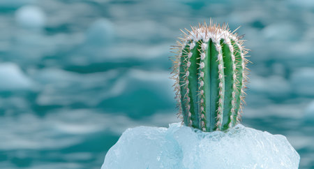 Cactus on iceの素材