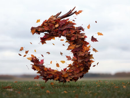 Autumn leaf tornadoの素材