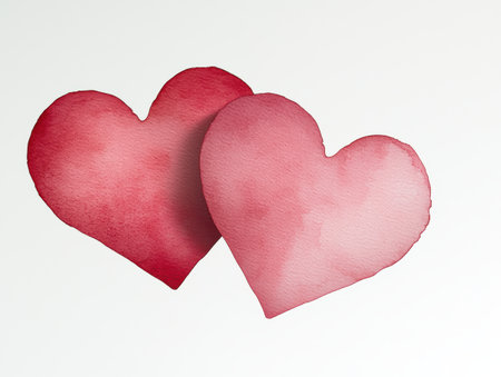 Pair of plush heart-shaped cushionsの素材