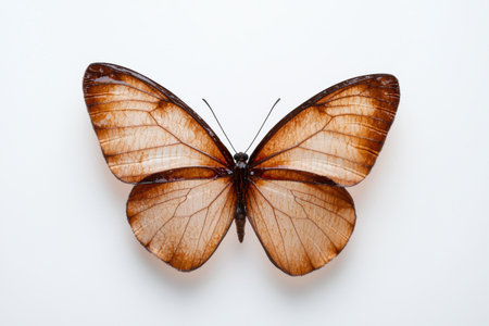 Stunning orange butterfly with detailed wingsの素材