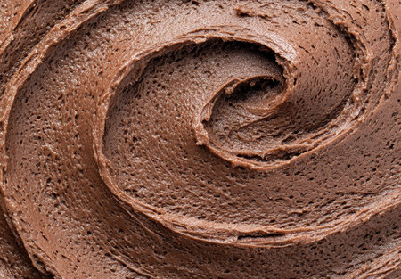 Delicious chocolate swirl textureの素材