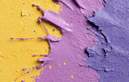 Vibrant paint splash abstract backgroundの素材