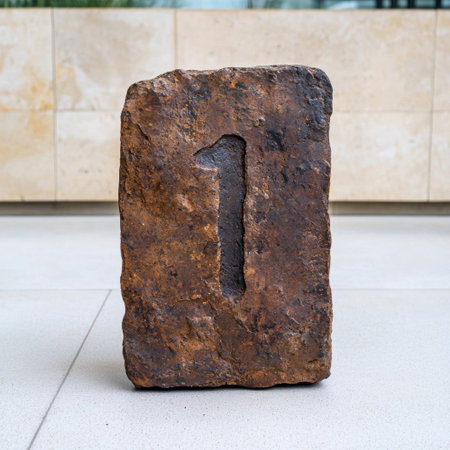 Rugged stone number one sculptureの素材