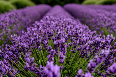 Vibrant lavender field in bloomの素材