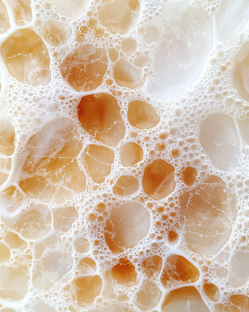 abstract pattern of bubbles and foamの素材
