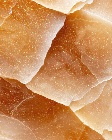 Sparkling amber-colored quartz crystalsの素材