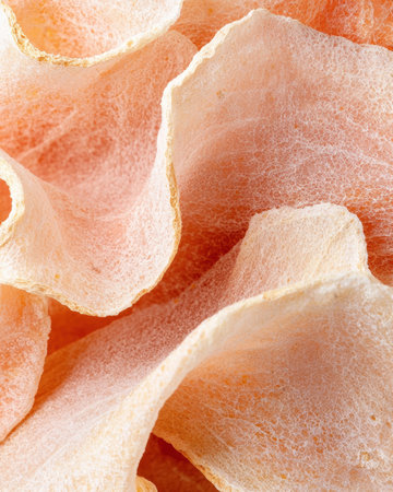 Close-up of fresh orange slicesの素材