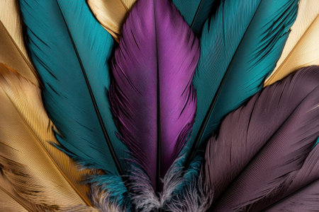 Vibrant Feather Textureの素材