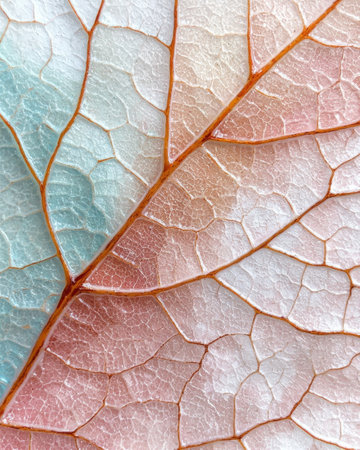 Intricate leaf vein patternの素材