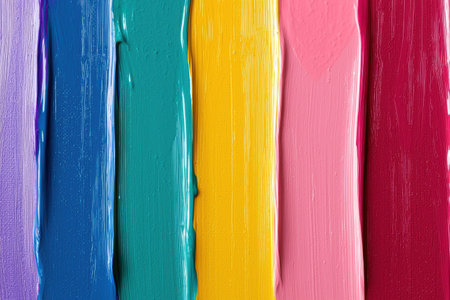 Vibrant Acrylic Paint Strokesの素材