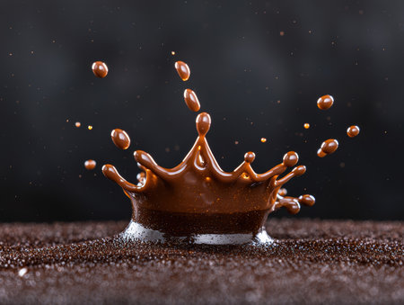 Splashing crown of liquid goldの素材