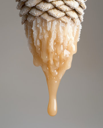 Icicle dripping honey-like substanceの素材