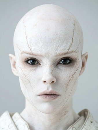 Futuristic Humanoid Portraitの素材
