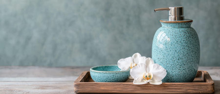 Spa and wellness bathroom accessoriesの素材