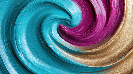 Vibrant Swirling Paint Textureの素材