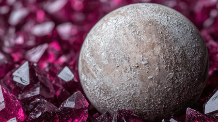 Mysterious mineral crystals and rockの素材