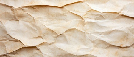 crumpled brown paper texture backgroundの素材