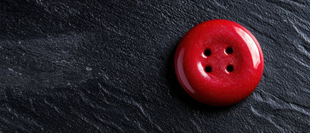 Vibrant red bowling ball on dark backgroundの素材