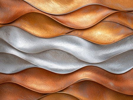 Abstract wavy wooden texture backgroundの素材