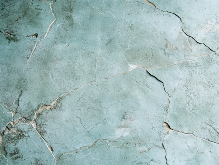Cracked and weathered green marble texture backgroundの素材