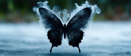 Ethereal Butterfly Silhouetteの素材