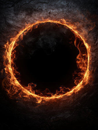 Fiery portal to the unknownの素材