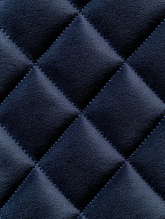 Textured navy blue leather backgroundの素材