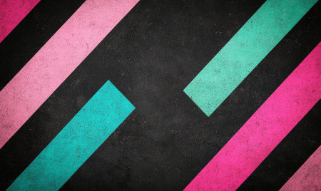 abstract geometric background with vibrant diagonal stripesの素材
