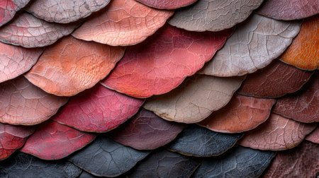 Abstract Colorful Leaf Texture Backgroundの素材