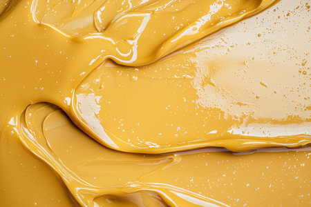 Abstract golden swirls background textureの素材