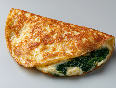 Delicious spinach and cheese omeletの素材