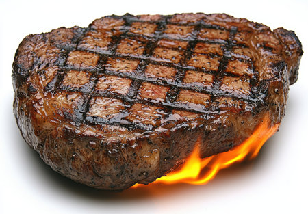 Grilled Steak on Fireの素材