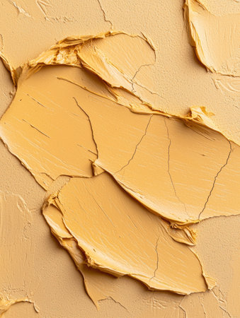 Abstract background of yellow paint textureの素材