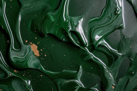 Abstract green and gold marble texture backgroundの素材