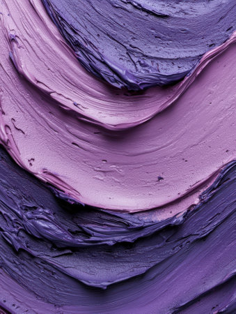 Abstract purple paint strokes texture background.の素材