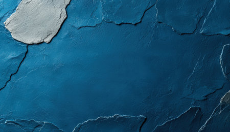 Dark blue stone texture background with rough edges.の素材